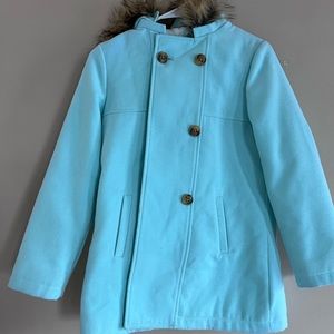 Girls Cat and Jack Wool Coat Size 10/12